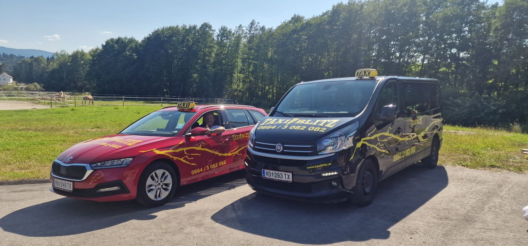 Taxi Blitz Fahrzeug